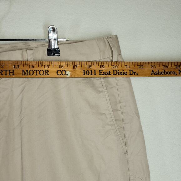 Peter Millar Pants Mens 40x26 Beige Chinos Straight Leg Business Casual Trousers - Picture 4 of 12